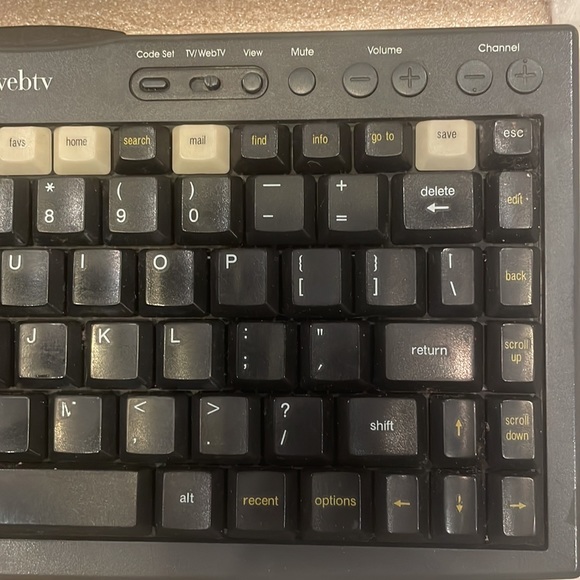 Philips Magnavox wireless infrared keyboard for web TV plus Internet MWK122BK - Picture 8 of 8